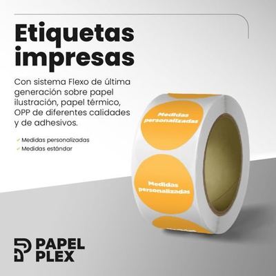 Etiquetas impresas